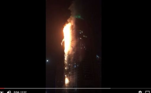 В Дубае загорелся небоскреб Torch Tower