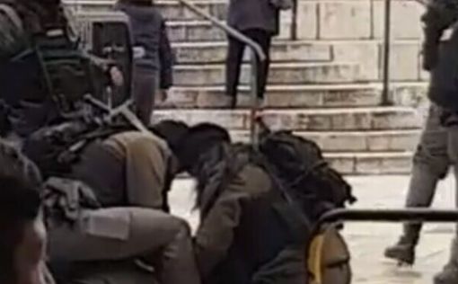 Женщина напала на сотрудников полиции в Иерусалиме