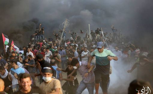 На границе с Газой убиты семь и ранены 500 палестинцев