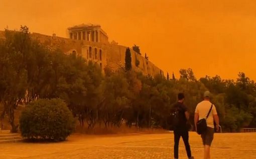 Апокалиптическая пыльная буря обрушилась на Афины