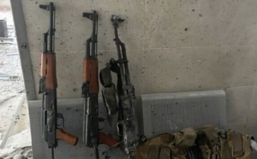 ЦАХАЛ сообщает, что солдаты нашли оружие в клинике в районе Зейтун города Газа | Фото: Пресс-служба ЦАХАЛа