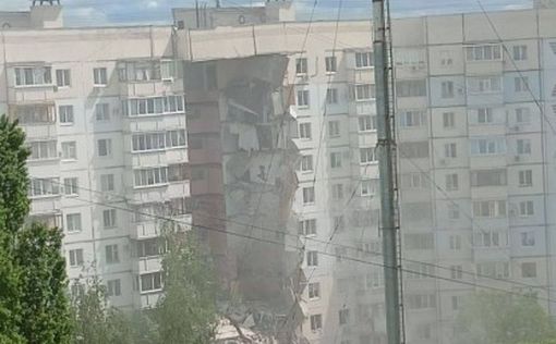 Дом в Белгороде похоже взорвали