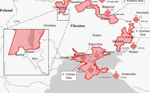Карта боевых действий в Украине. Решающая фаза в ближайшие 24-48 часов