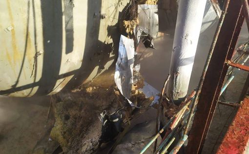Последствия попадания ракеты в резервуар с аммиаком в Сумах: фото