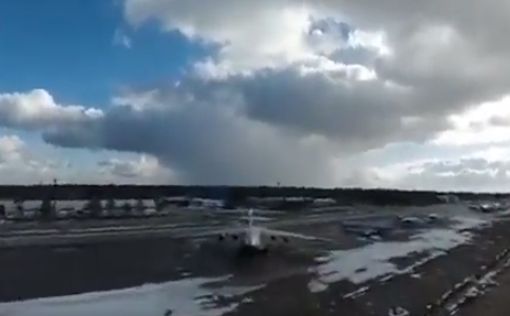 Подорванный на аэродроме "Мачулищи" А50: видео с дрона