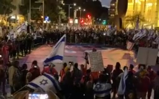 СМИ: в акции протеста в Тель-Авиве участвует 50 тысяч человек