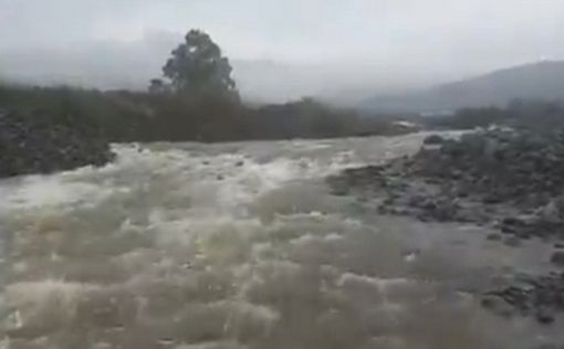 Видео: израильские реки переполнились