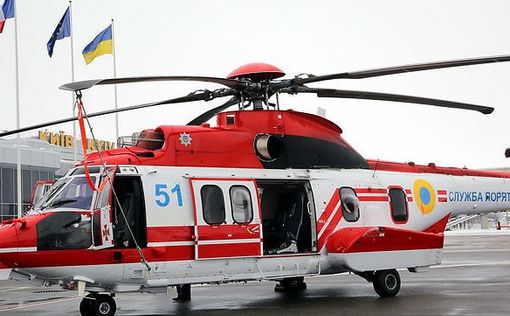 В Броварах разбился Eurocopter Super Puma