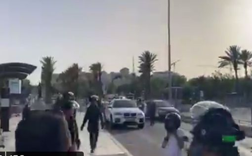 Арабы возле Шхемских ворот аплодировали ракетному обстрелу