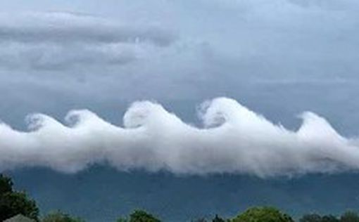 Уникальное явление: в США появились облака в виде волн