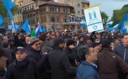 В Италии произошли столкновения между евреями и пропалестинцами