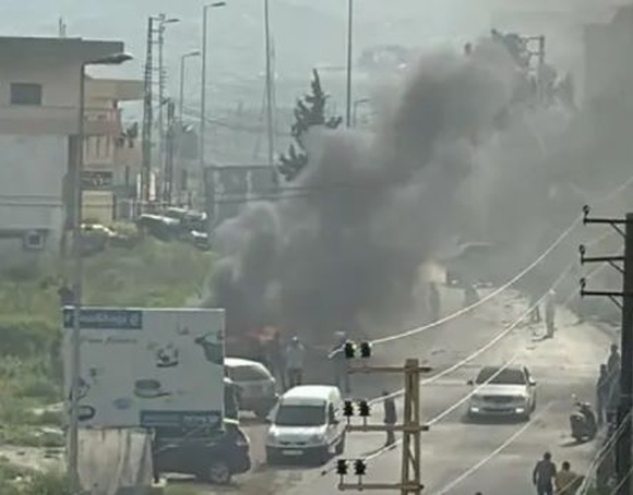 Ливан: Целенаправленная атака на автомобиль в 17 км от границы: видео
