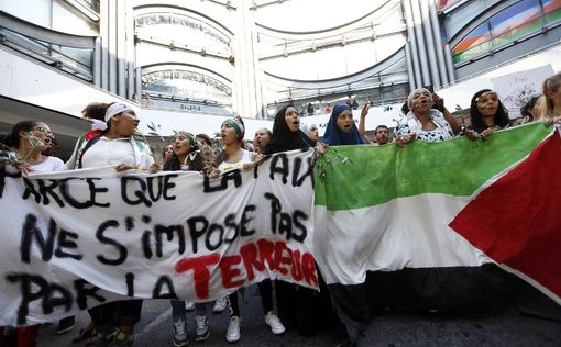 Франция: митинг в поддержку палестинцев запретили