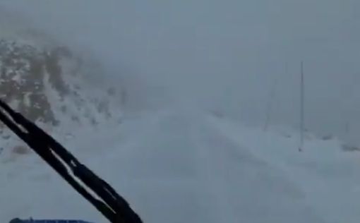 Видео: Хермон засыпало первым снегом