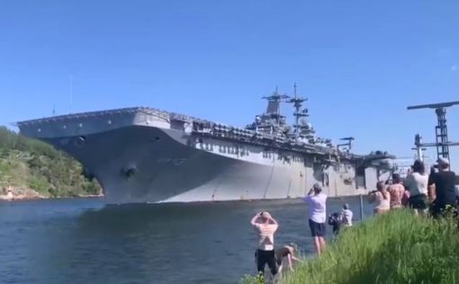 Универсальный десантный корабль ВМС США вышел в Балтийское море
