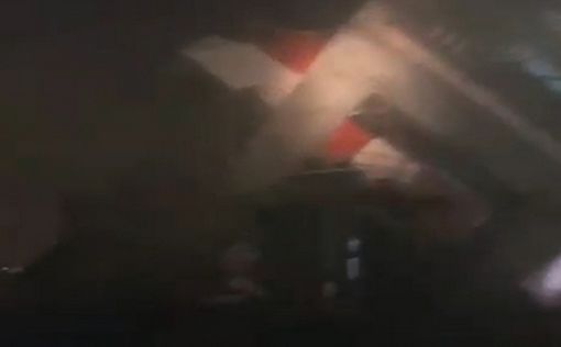 Видео: гигантский кран упал в море в Ашкелоне