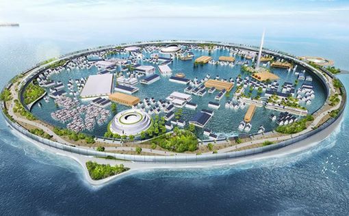 В Японии создадут абсолютно автономный плавучий город на 40 000 жителей