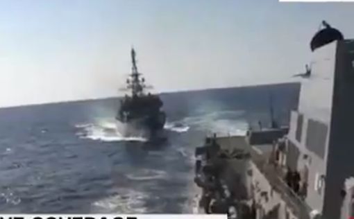 Опасное сближение корабля РФ с эсминцем США попало на видео