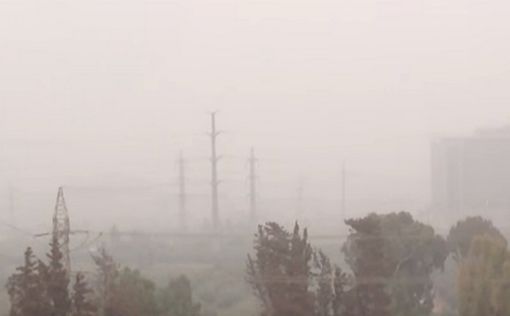 Пыльная буря: загрязнение воздуха по всему Израилю