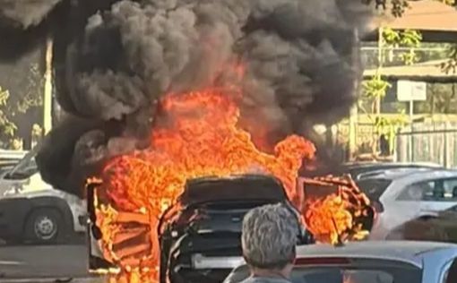 Взрыв автомобиля в Петах-Тикве