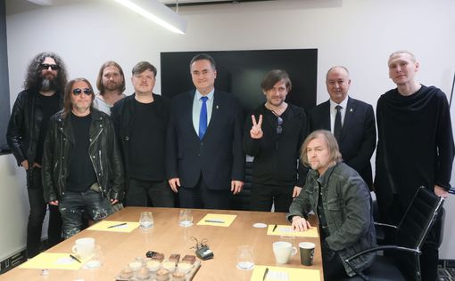 "Музыка победит": Глава МИД Израиля встретился с музыкантами группы "Би-2"