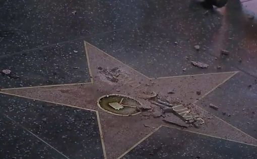 "Халк" разбил звезду Трампа на Аллее славы в Голливуде
