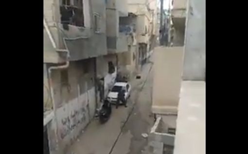 Видео: арабы сбрасывали блоки и стиральные машинки на МАГАВ