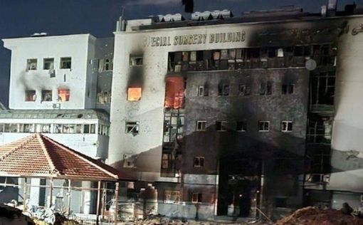 Ожесточенная перестрелка и пожар в больнице Шифа