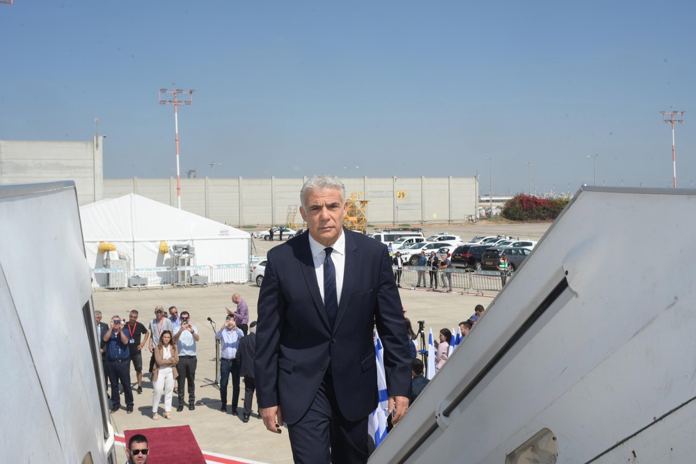 Заявление премьер-министра Яира Лапида перед вылетом с визитом в Париж