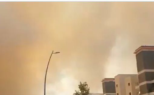 Пожар в Цур-Хадасса потушен, но пожарные остаются