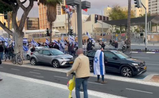 Марш сторонников судебной реформы в Тель-Авиве собрал 30 000 человек - 12 канал