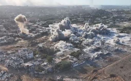 ЦАХАЛ разрушил сеть туннелей на севере Газы: видео с высоты птичьего полета