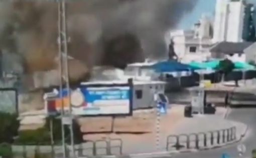Опубликовано видео взрыва ракеты в Кирьят-Гат