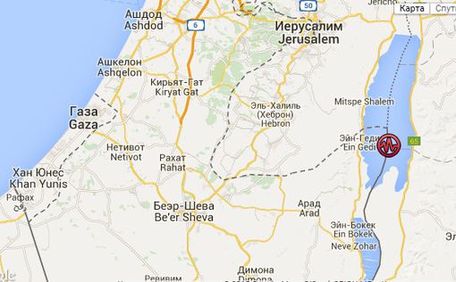 Землетрясение на юге Израиля