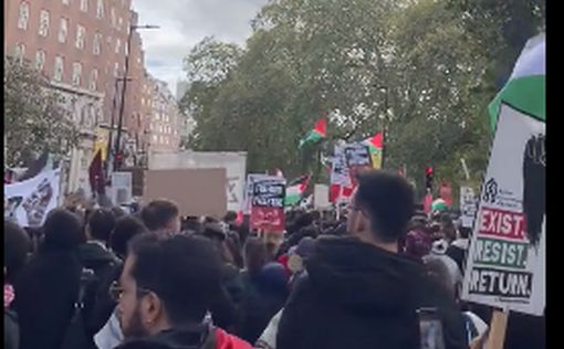 В Лондоне провели многотысячный пропалестинский марш