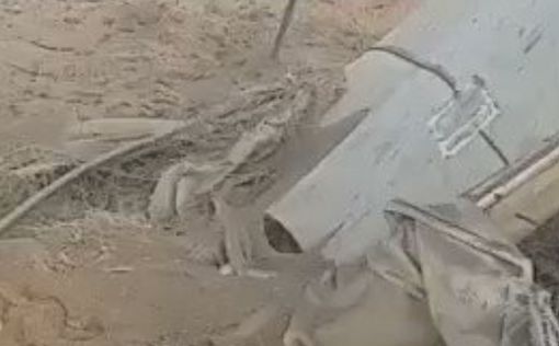 Видео: кратер от ракеты в регионе Эшколь