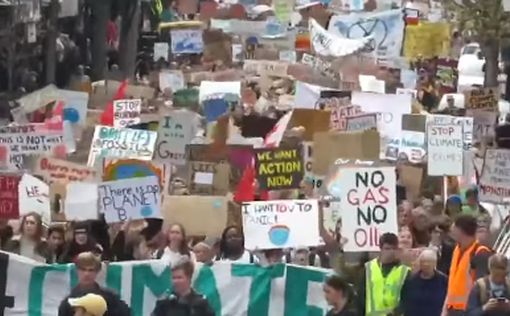 Защитники климата митингуют в Новой Зеландии