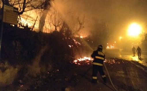 Бейт-Меир: огонь остановлен, пойман подозреваемый в поджоге