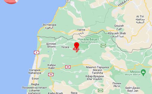 Обстрел Западной Галилеи: зафиксировано попадание на открытой местности