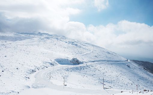 Из-за ожидаемого сильного снегопада гора Хермон будет закрыта для посетителей