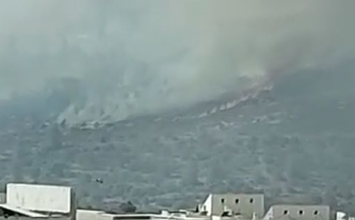 Мощнейший пожар в Самарии: эвакуирован Кфар-ха-Ораним