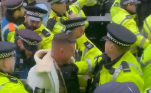 В Лондоне 20 полицейских арестовали аж одного белого демонстранта