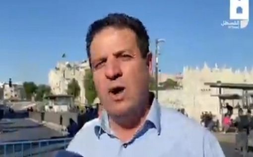 Айман Уда у Шхемских ворот: здесь будет развеваться палестинский флаг