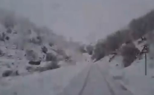 На горе Хермон выпало до 40 см снега