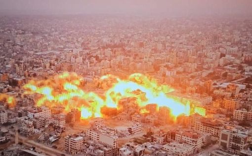 Невероятные кадры: уничтожение квартала вождей в Газе