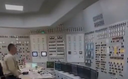 Видео из блока управления Запорожской АЭС во время обстрела
