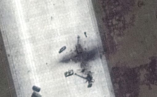 Спутниковые снимки последствий взрывов на аэродроме в Белоруси