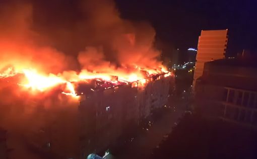 Появилось видео первого очага возгорания в доме в Краснодаре