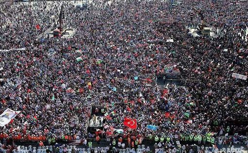 Победа аль-Аксы: гигантская демонстрация в Стамбуле
