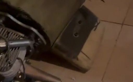 Видео: мотор беспилотника взорвавшегося в центре Тель-Авива
